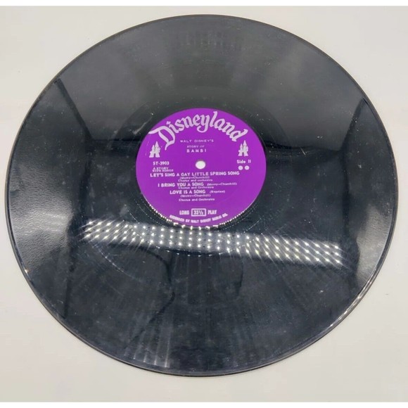 Vintage Walt Disney's The Story of Bambi Magic Mirror LP Record Album 1960 1960s - Picture 15 of 16